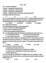 Một số câu hỏi ôn tập môn Hóa học 10